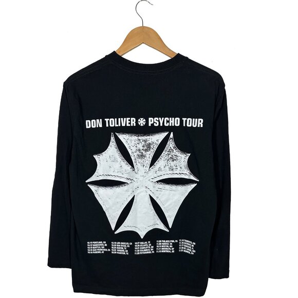 Don Toliver Psycho Tour Double Sided Long Sleeve T-shirt Size XL - Picture 4 of 6